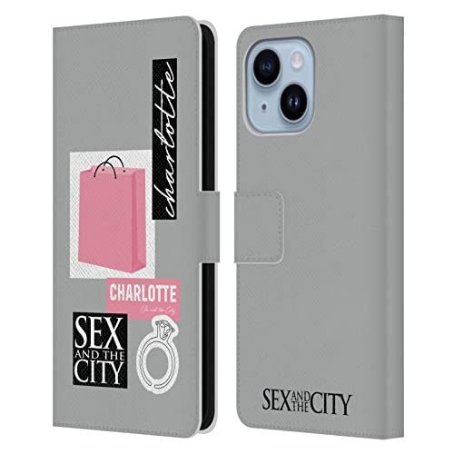 Étui portefeuille cuir Sex and The City pour iPhone 14 Plus avec licence officielle