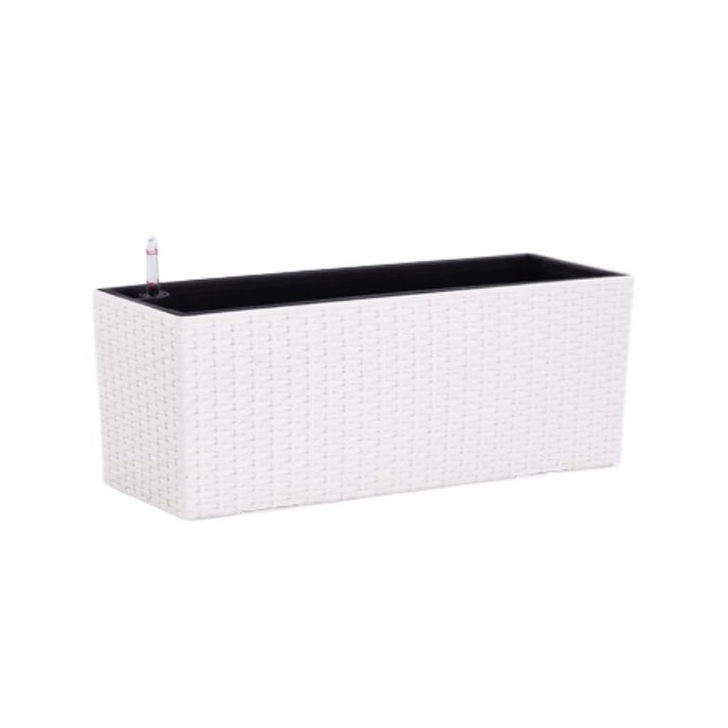 GELASIGE Flower Pots Automatic Water Absorbing Flower Pot Plastic Vegetable Growing Green Radish Potted Outdoor Flower Pots(A)