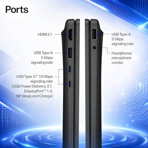 Image of HP OmniBook 3 16 inch Touchscreen AI Business Laptop, Intel Core Ultra 5 225U (Outperforms Intel Core i7-1355U), 32GB DDR5 RAM, 2TB PCIe SSD, Intel AI Boost NPU 12 Tops, 2K IPS, Wi-Fi 7, Windows 11 Home