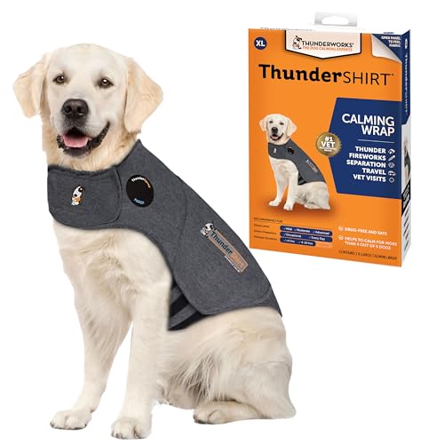 ThunderShirt for Dogs, X Large, Heather Gray Classic - Dog Anxiety Relief Calming Vest