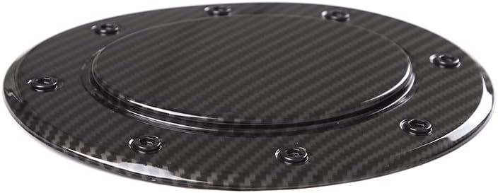 Exterior Fuel Tank Cover Gas Lid Cap Accessories ABS Compatible with Subaru BRZ & Toyota 86 2012-2020,Fuel Filler Door Gas Tank Cap Cover in Carbon Fiber Pattern