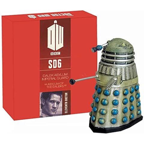 Official Licensed Merchandise Doctor Who Figurine Collection Dalek Asylum Imperial Guard From The Asylum Of The Daleks Hand Painted 1:16 Scale Collector Boxed Model Figure #SD6 Cover