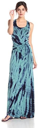 Young Fabulous & Broke Women's Hampton Tank Maxi Dress, Teal Dreamer, Small