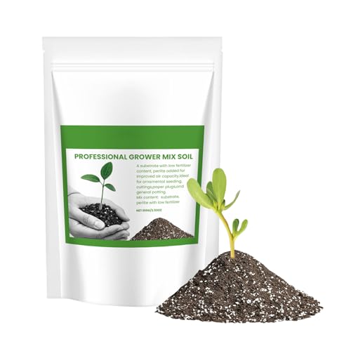 WJnflQN Terriccio Universale per Piante - Terreno Arricchito con Fertilizzante,Composto a Lunga Durata con Rilascio Graduale per Ortaggi da Interno e Fiori da Esterno