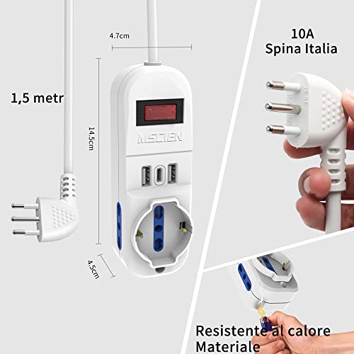 Mscien Multipresa con 1 Polivalenti e 2 Bivalenti