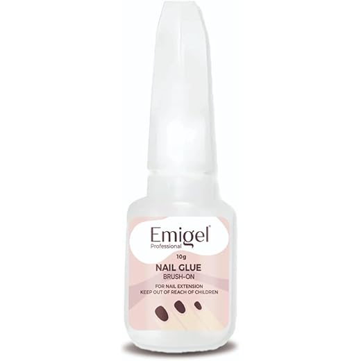 Emigel Nail Glue Brush On 10g