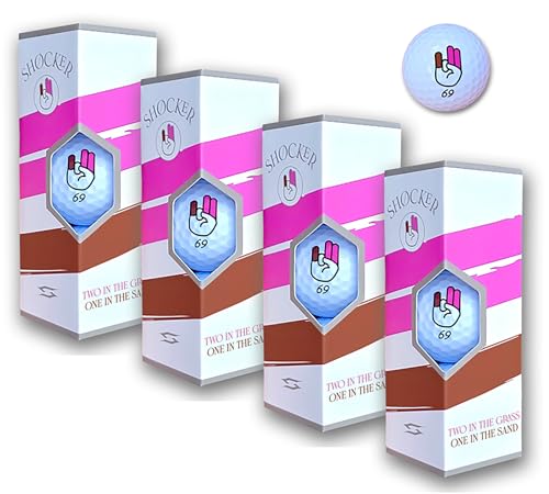 Scale Wear Shocker 69 Funny Golf Balls (4x12) Gag Gift