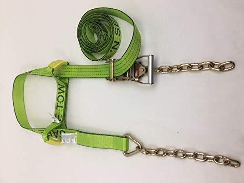 8 Point Heavy Duty TECNIC Strap Kit for Rollback/Flatbed Tie Downs with 12