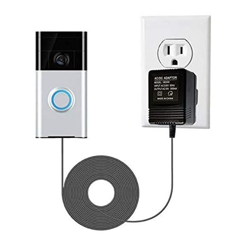 Doorbell Transformer 5M Supply Power Adapter Transformer Cable 230V AC Doorbell Transformer for Video Doorbell 2 Pro Cover