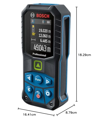 Miniatura 3 de Bosch Professional Medidor Láser Glm 50-27 Cg Láser Verde, Alcance: Hasta 50 M, Batería Li-Ion De 3,7 V, Cable Usb, Robusto, Ip65, Transferencia De Datos Bluetooth, Correa De Sujeción, Estuche