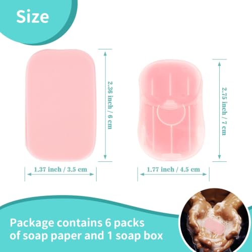 RAQEHO 300 Paper Soap Sheets for Travel - Portable Hand Soap for Hand Wash
