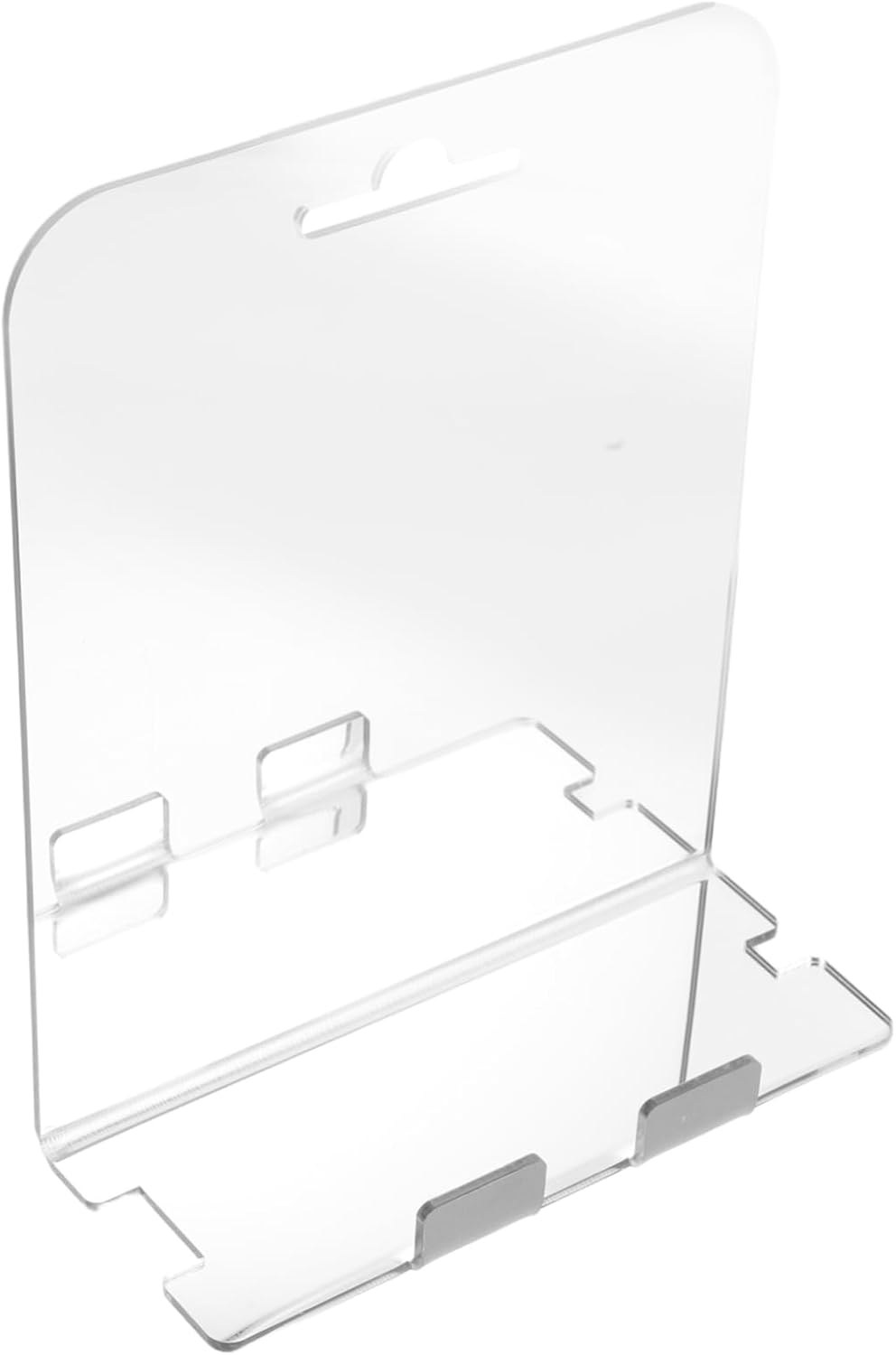Non-fogging Shower Mirror with Shelf and Stainless Steel Hooks Wall-Mounted Anti-Mist Shaving and Makeup Mirror for Bathroom Use Easy Installation Space-Saving Design
