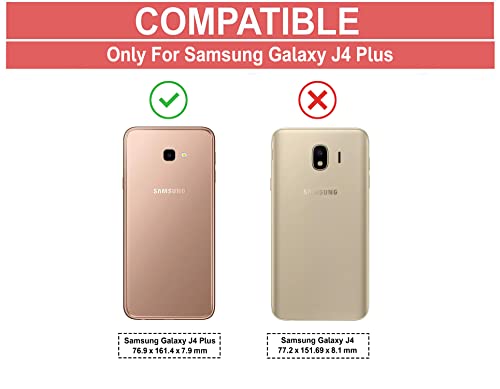Image of Amazon Brand - Solimo Soft & Flexible Hybrid Back Phone Case for Samsung Galaxy J4 Plus (Black)