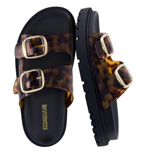 Sandales épaisses pour femme Fuse avec semelle à crampons durables et double boucle réglable