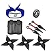 cesaret Anime Accessoires Naruto Cosplay Costume Bandeau Konoha Anneau Bague Collier Pendentif Pack d'accessoires Noirs Kakashi Jouets Shinobi pour Unisexe