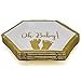 Gift Boutique Oh Baby Shower Party Supplies Tableware Set with Gold Foil Footprint Includes 24 9