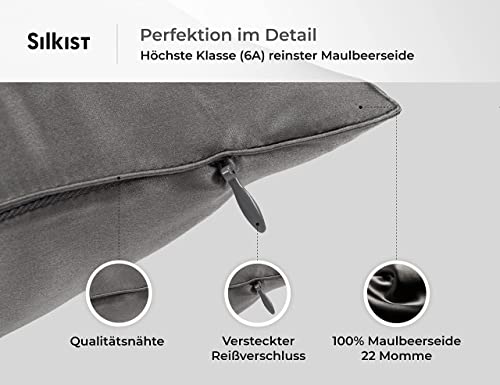 Seiden-Kopfkissenbezug SILKIST aus Maulbeerseide