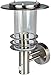 Produktbild Grafner Design Edelstahl Wandlampe mit Bewegungsmelder, 1x E27 Fassung, IP44, 360° rundum Lichtschein, für außen und innen, Wandleuchte Lampe Außen Hoflampe PIR