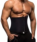 gotoly men sweat waist trainer belt sauna belly workout cincher fitness body shaper back supporter