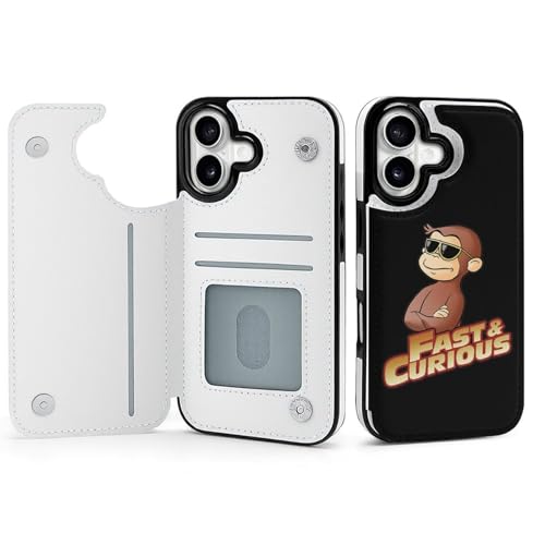 手帳型 おさるのジョージ 対応 iPhone 17 ケース カード収納 スマホケース 財布型 携帯ケース 軽量 全面保護 スタンド機能 おしゃれ お祝いギフト