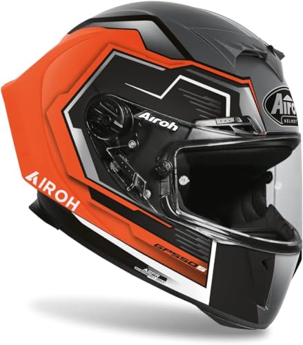casco integrale Generico Airoh GP 550S Rush Casco orange matt fluo taglia xs