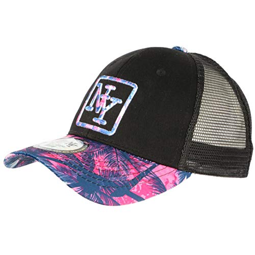 Hip Hop Honour - Berretto Trucker NY blu e rosa
