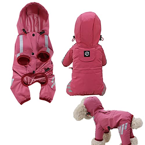 Chubasquero impermeable para perros grandes y pequeños HMJGDHX ligero y cortavientos