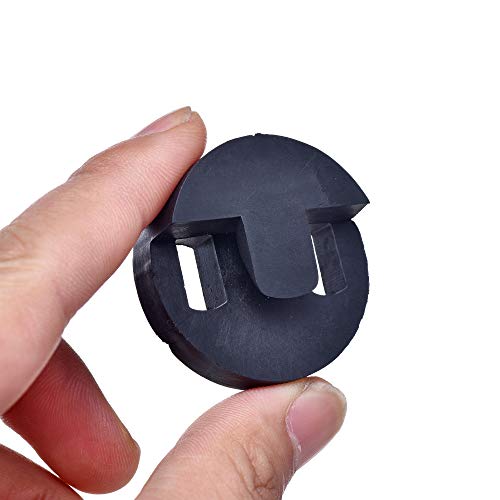 image for MIHEY Tourte Style Cello Mute, black, 1.38 x 0.5 inches