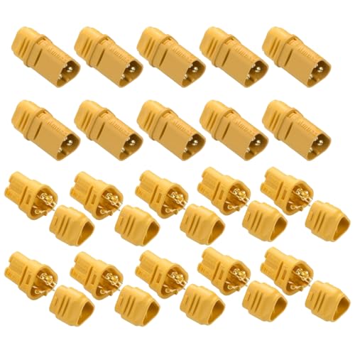 10pairs Amass Amass MT30 Plug Connector 2mm 3-pin Connector Motor Bullet Plug for RC ESC Lipo Battery