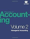 Principles of Accounting, Volume 2: Managerial Accounting