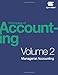 Principles of Accounting, Volume 2: Managerial Accounting