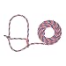 Weaver Leather Livestock Cattle Rope Halter, Blue/Coral/Gray