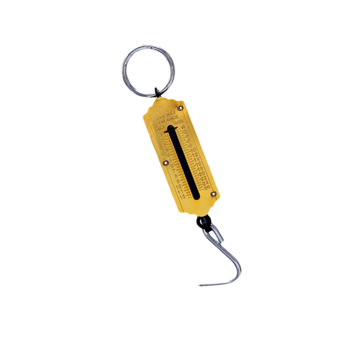 Portable Mechanical Hanging Hook Scale 150kg Golden Aluminum Alloy