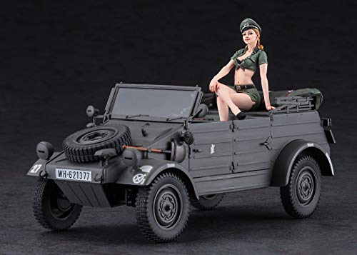 Hasegawa Kübelwagen con Figura y Kit 1/24 miniatura 4
