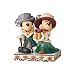 Enesco Disney Tradition Mickey and Minnie Victorian Christmas Figurine