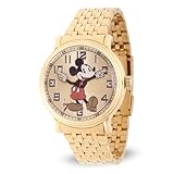 ディズニーミッキーマウスメンズw002413 MickeyマウスアナログDisplayアナログクオーツGold Watch