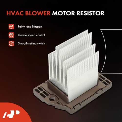 Image of A-Premium Front HVAC Blower Motor Resistor Compatible with Hyundai & Kia | for Hyundai Elantra 2006-2012, Santa Fe 2007-2012, Tiburon 2007-2008 & Kia Sorento 2007-2008, Amanti 2007-2009, with Harness