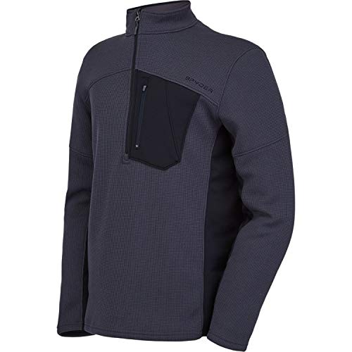 Image of Spyder Men's Bandit Hybrid 1 /2 Zip Fleece Ski Mid Layer Sweater Jacket