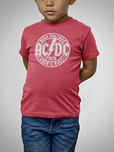 ACDC Heavy Metal Rock Band High Voltage Rock & Roll Vintage Toddler T-Shirt Tee3