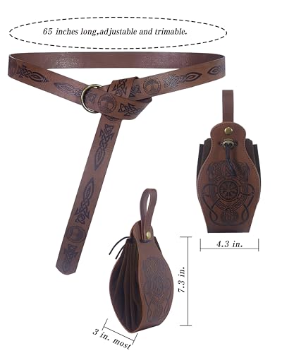 Disfraz infantil vikingo medieval XL 11-12 años miniatura 6