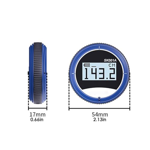 Mètre roulant électronique LCD pour mesure de formes irrégulières et artisanat