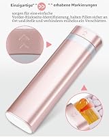 Betife Tablettenbox 7 Tage, BPA Frei Pillendose Klein Für Unterwegs – Ansicht 5