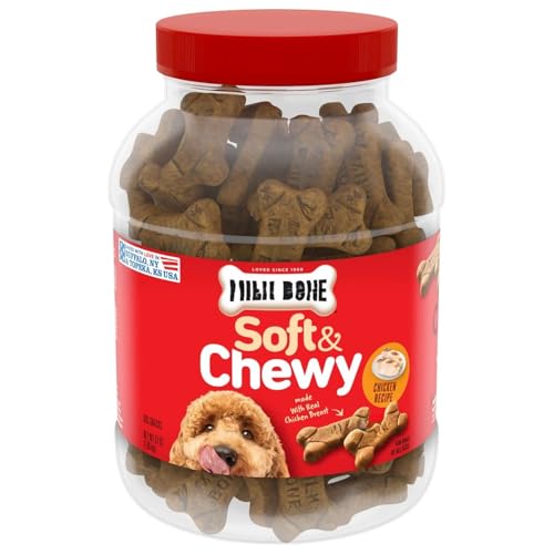Milkk-Bon Chicken Recipe, Soft & Chewy Dog Snacks, 37 oz.