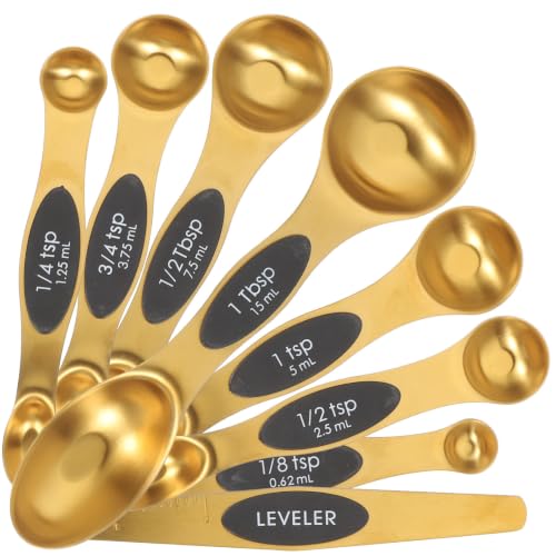 Cucharas medidoras de acero inoxidable lisas para cafeterías y café 2