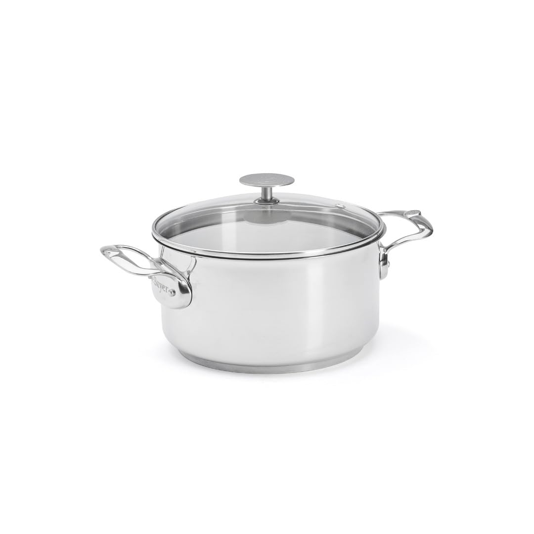 De Buyer Faitout Milady 20 cm, inox 18/10, fabrication française