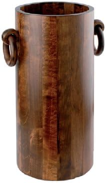 Panetta Casalinghi Luxury Round Wooden Umbrella Stand, Wood, Natural, 30 x 30 x 30 cm