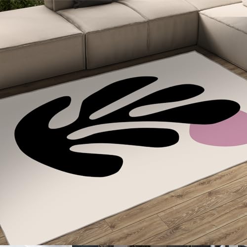 Tapis d'algues mignonnes avec dossier antidérapant et texture lavable