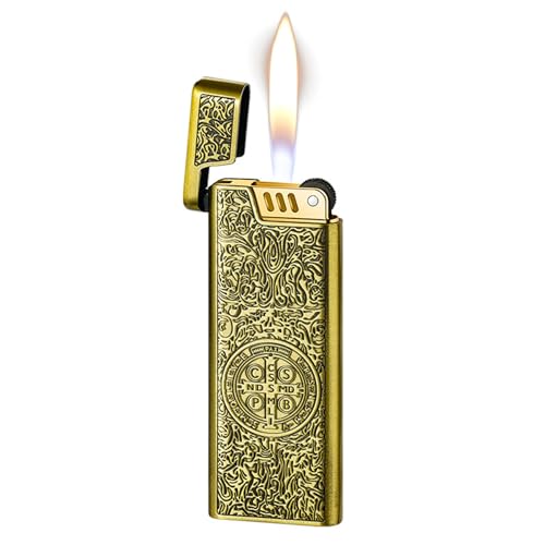 Encendedor Vintage Ultra Delgado Recargable de Butano
