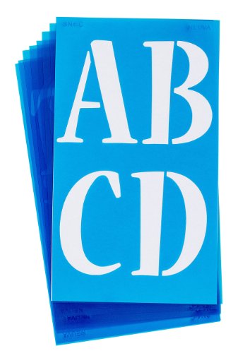 Pochoir Westcott Lettercraft 10,2 cm fini les lettres mal tracées