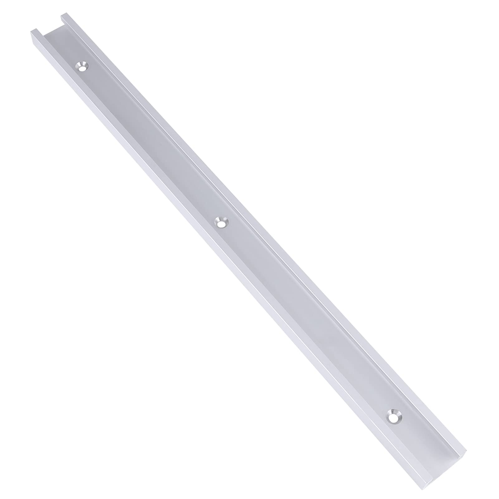 1 sztuka 400 mm T-Slot tor ze stopu aluminium z 4 szt. wkrętami taśmowymi do drewna lub routera (szyna T)
